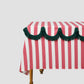 Candy Cane Tablecloth Red