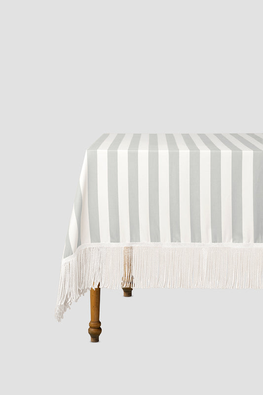 Fringed Parasol Tablecloth Celeste