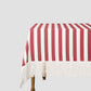 Fringed Parasol Tablecloth Red