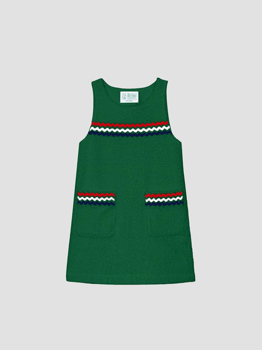 Mini Towel Dress Green
