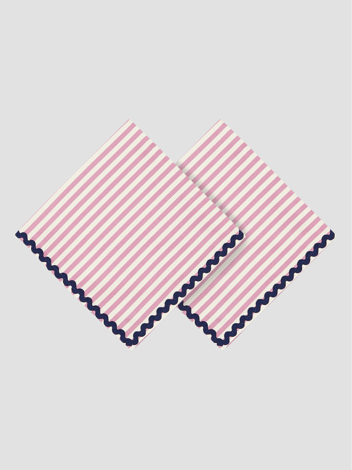 Napkin Vertical Stripe Pink