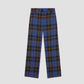 Punto De Cruz Pants Tartan Blue