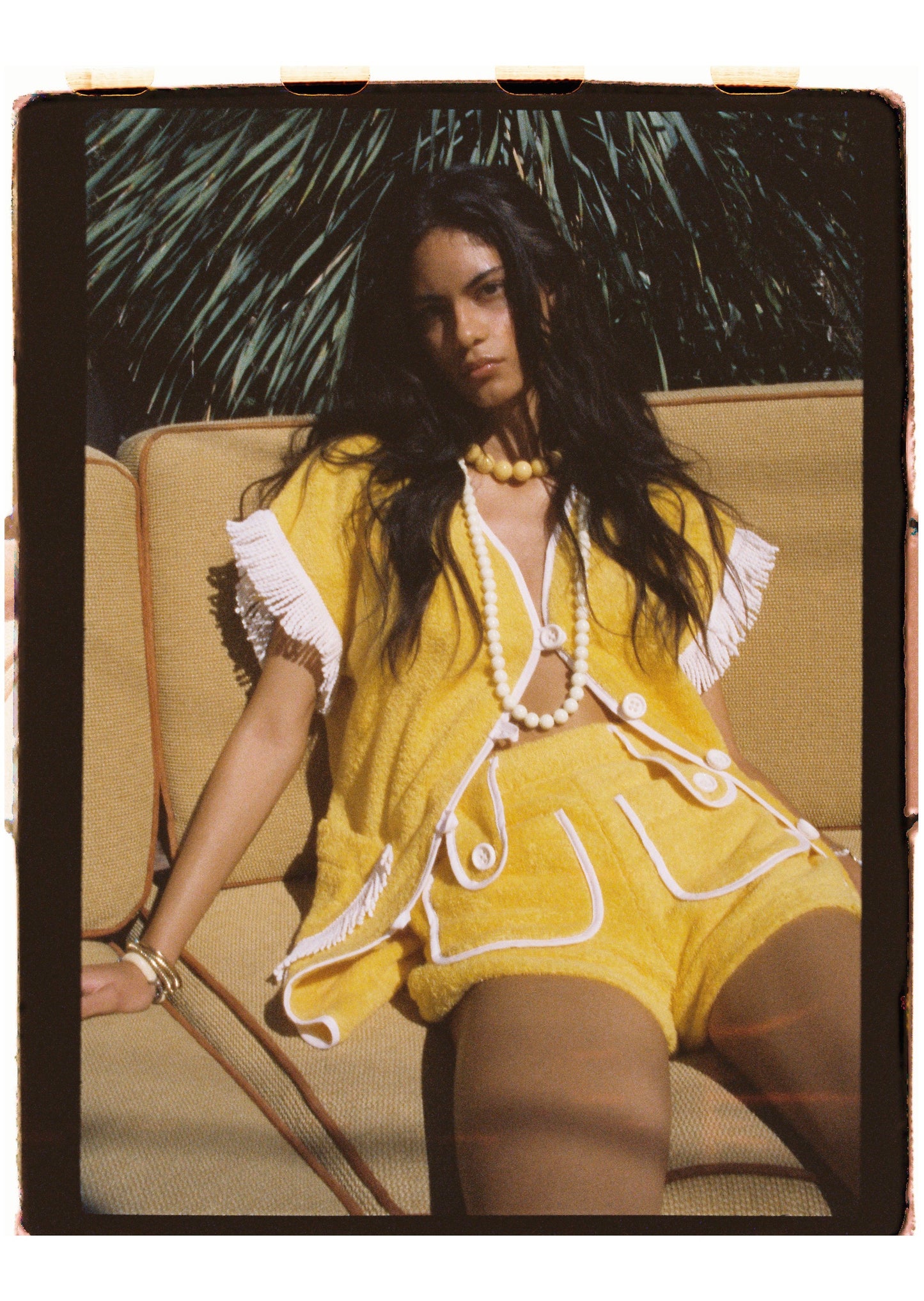 Carambola Towel Shorts Yellow