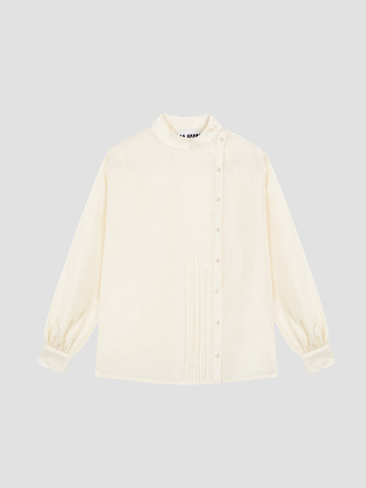 Paloma Off White Silk Shirt
