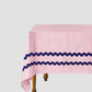 Tablecloth Vertical Striped Pink