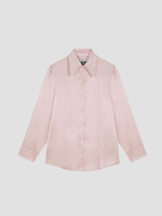 Gina Silk Shirt Pink