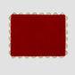 Velvet Placemat Red