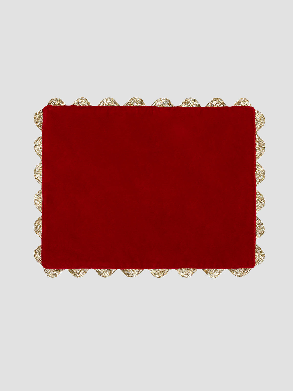 Velvet Placemat Red