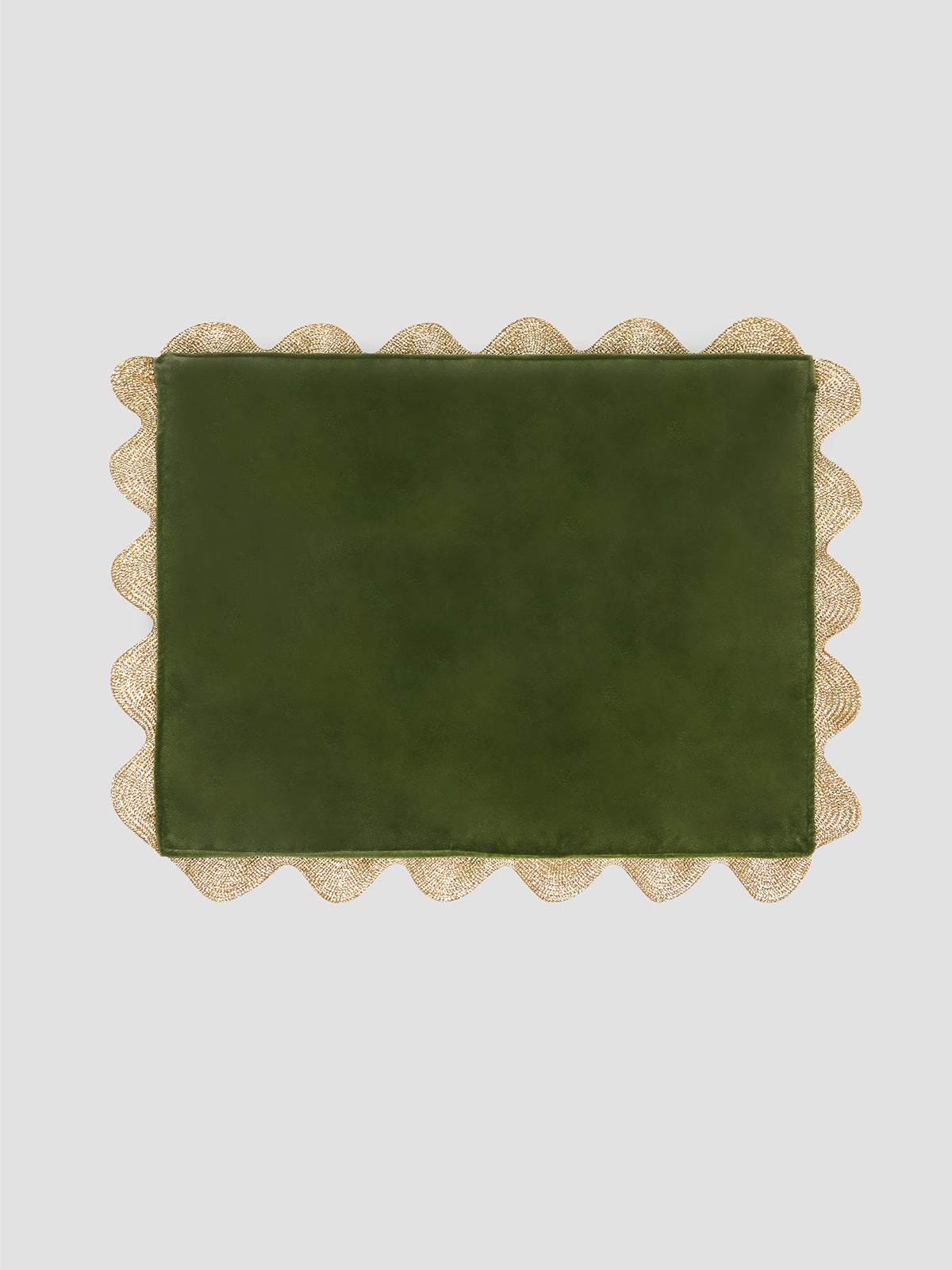 Velvet Placemat Green