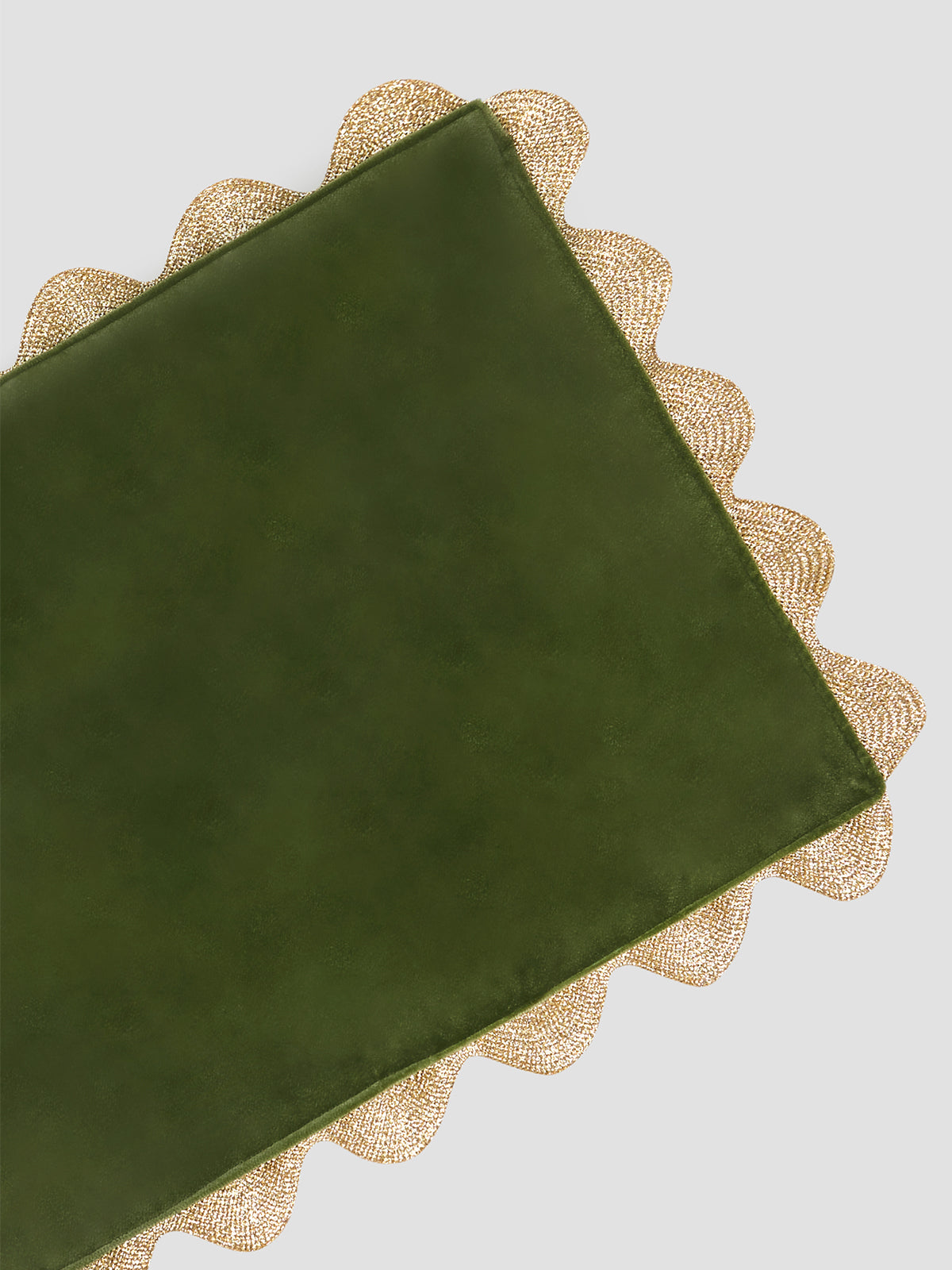 Velvet Placemat Green