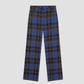 Punto De Cruz Pants Tartan Blue