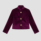 Leonor Jacket Velvet Aubergine