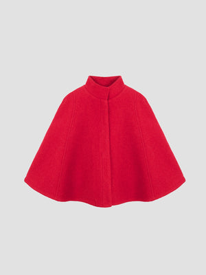 D' Artagnan Wool Cape Red
