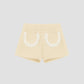 Carambola Shorts Fringed Vanilla