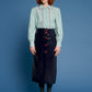 Maribel Skirt Vinilo Navy