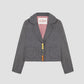 canica blazer grey with colored buttons