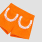 Carambola Shorts Fringed Orange