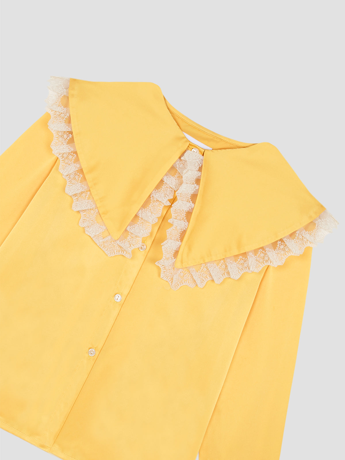 Carol Shirt Satin Yellow