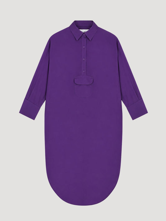 Vespa Silk Kaftan Purple