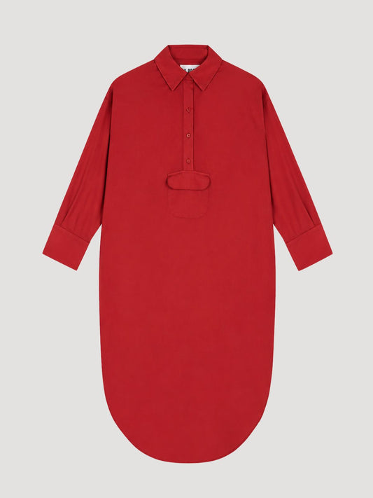 Vespa Silk Kaftan Red