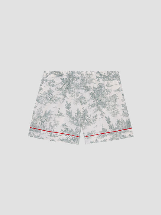 Shorts of our Jouy Pyjama Green 02