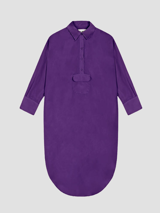 Vespa Silk Kaftan Purple
