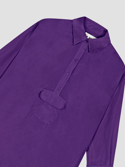 Vespa Silk Kaftan Purple