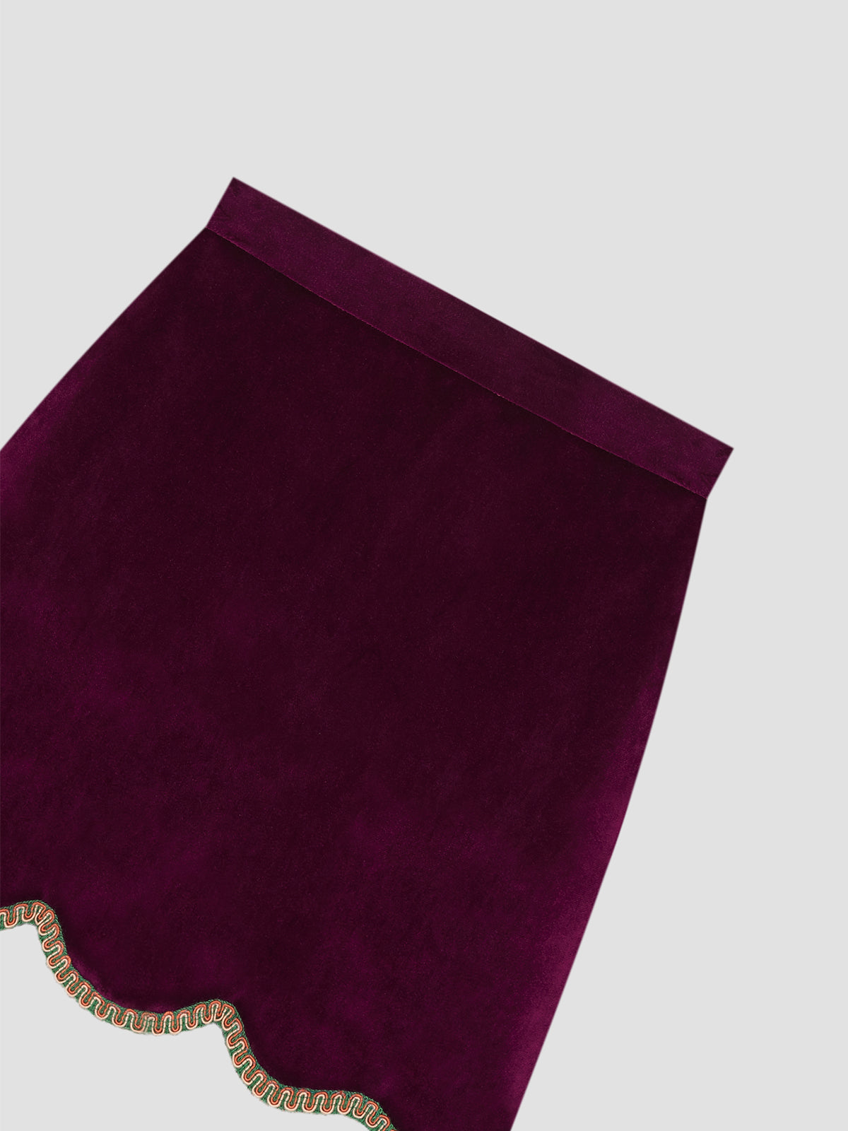 Kilda skirt velvet aubergine