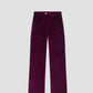 leonor pants velvet aubergine