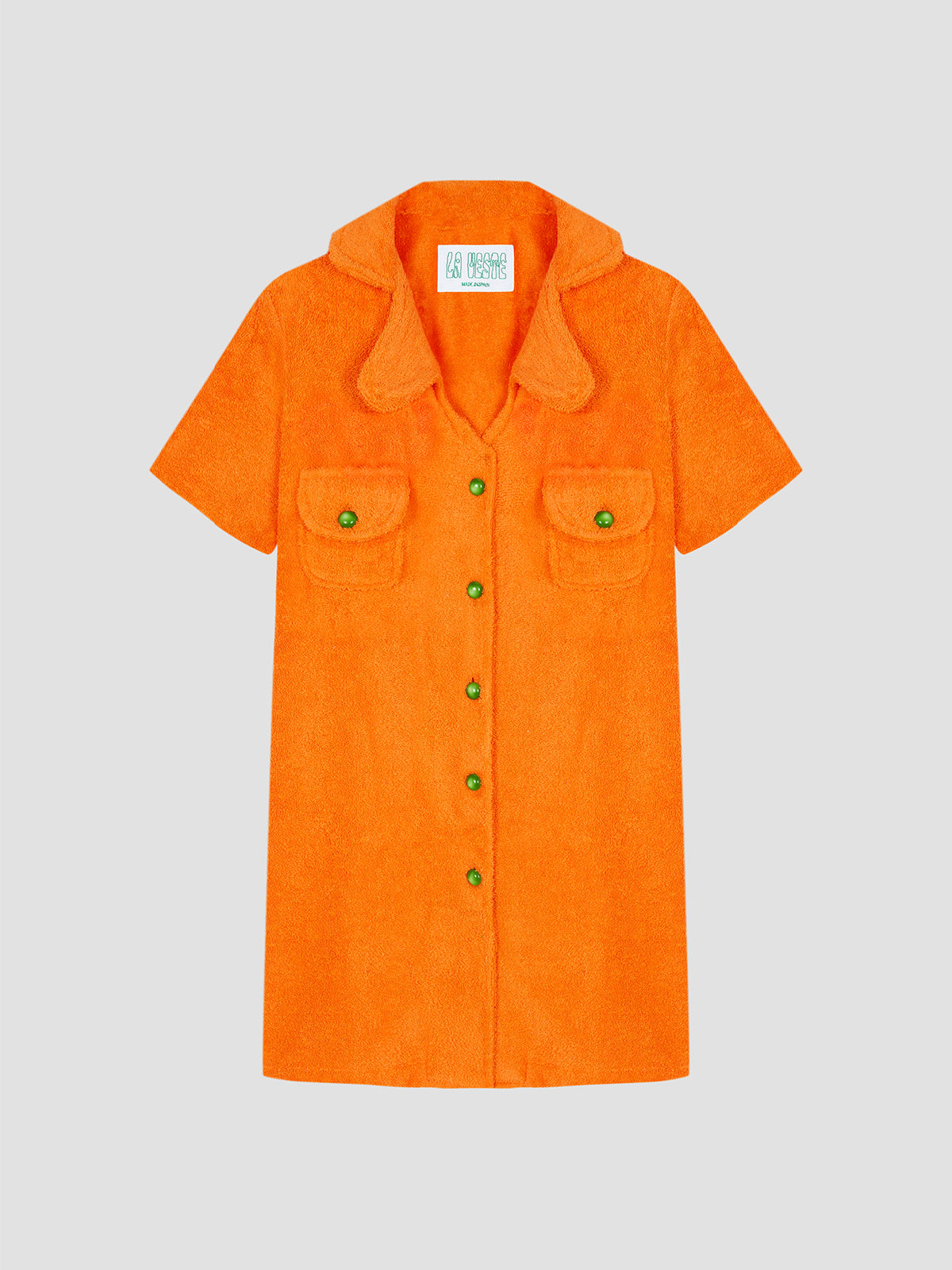 Loto Towel Dress Orange