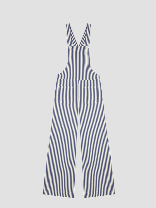 malmo jumpsuit blue with stripes