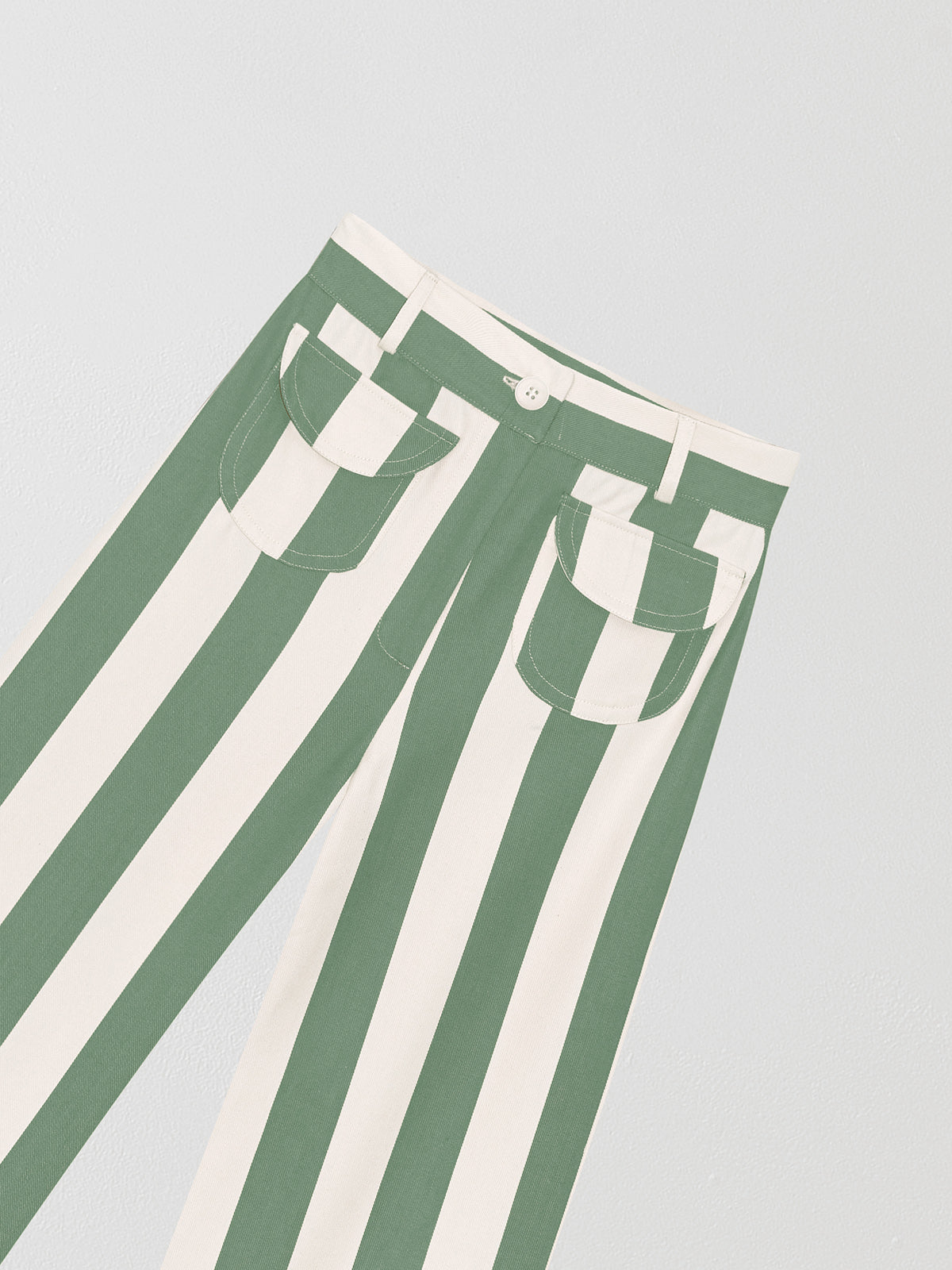 Pants with green stripes hotsell