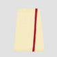 Pareo Skirt 03 is a pareo skirt made of yellow towel fabric with a matching red band.