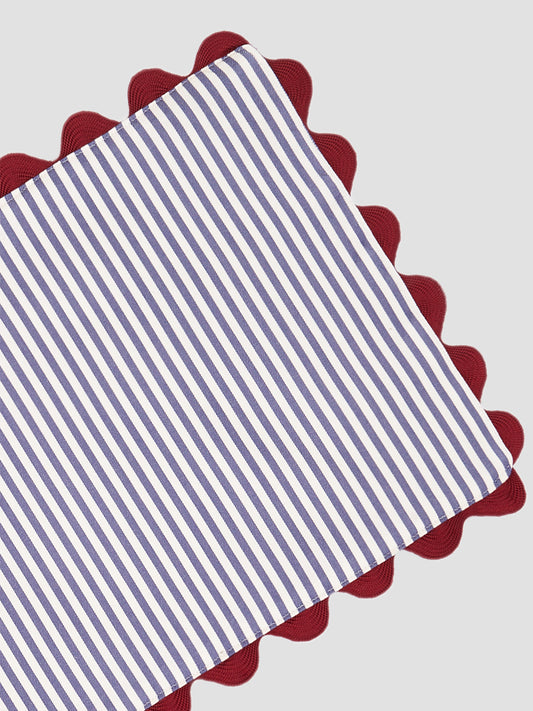 Placemat Vertical Stripe Blue