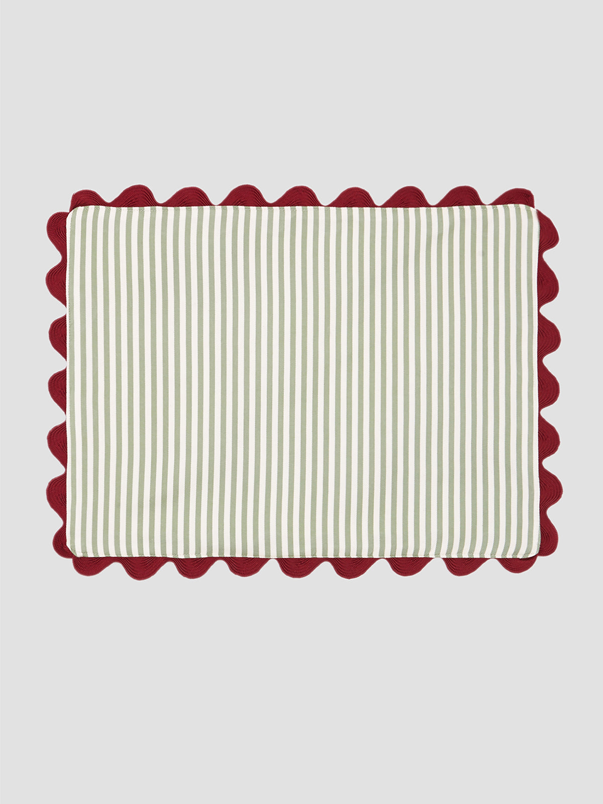 Placemat Vertical Stripe Green