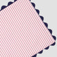 Placemat Vertical Stripe Pink