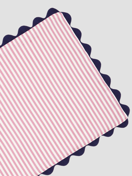 Placemat Vertical Stripe Pink