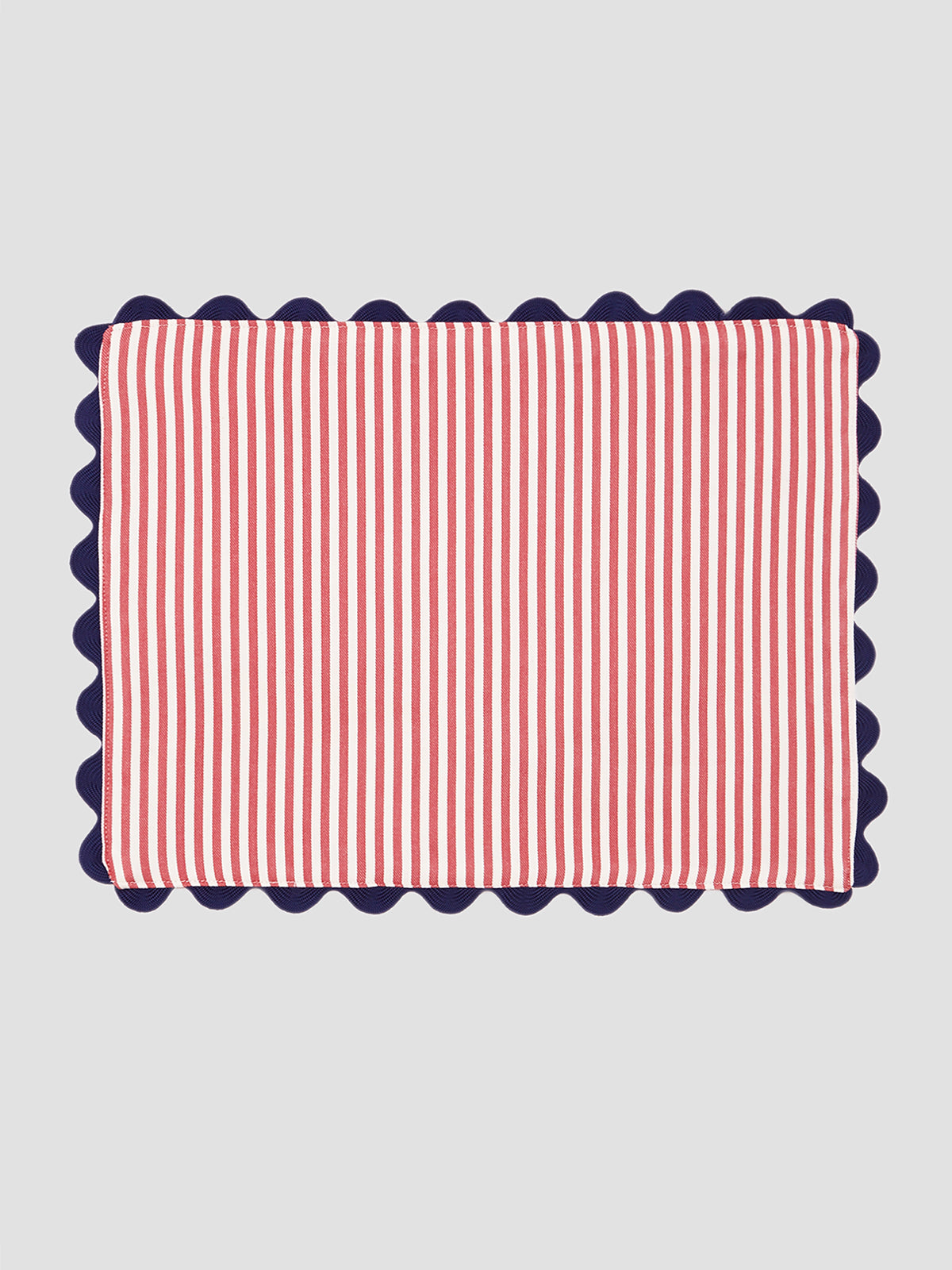 Placemat Vertical Stripe Red