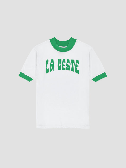 Ringer Tee Shirt Green