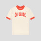 T-shirt in white cotton with LA VESTE logo in red