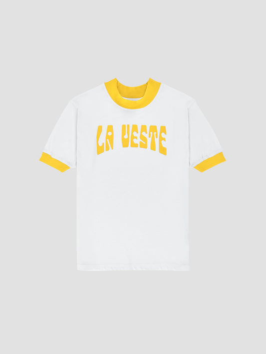 Ringer Tee Shirt Yellow