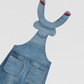 Denim dungarees made in cotton.