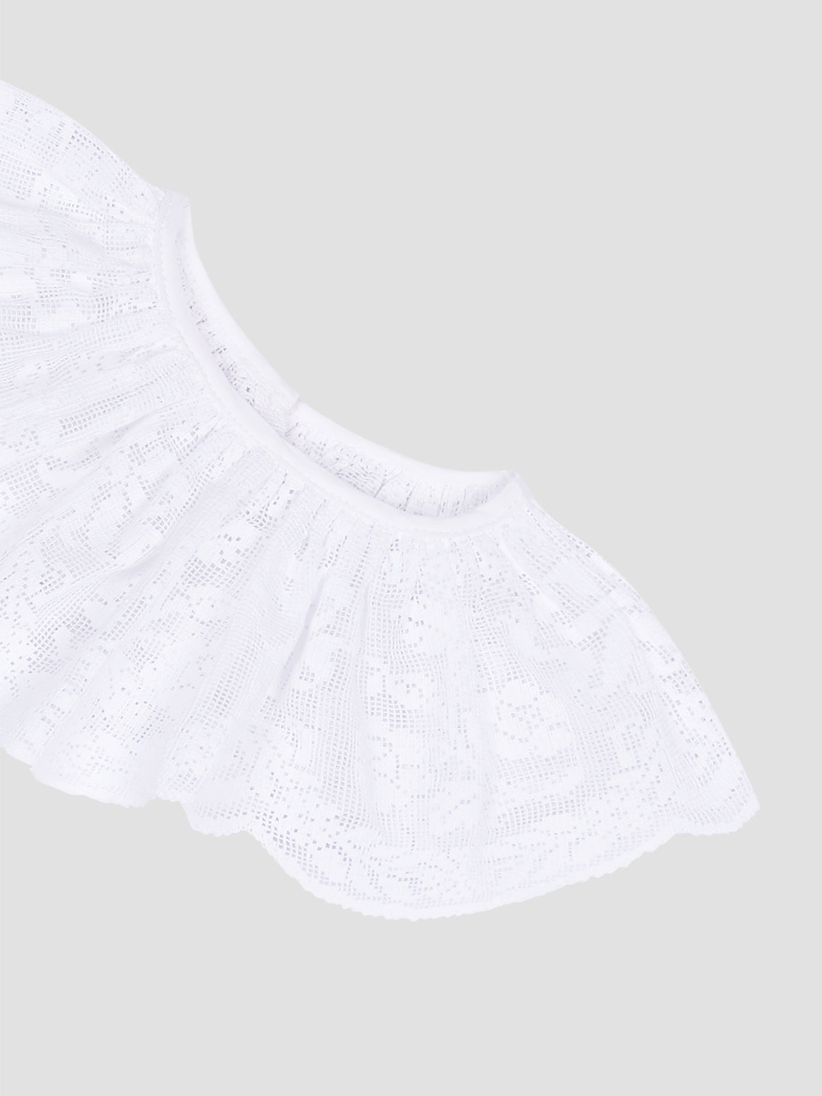 Cancan made of white lace.&nbsp;