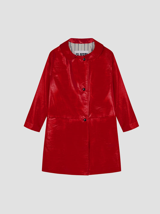 red señorita coat long