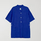 Ship Weel Blue is a long-sleeved kimono made of blue terry cloth with front pockets and V-neck.