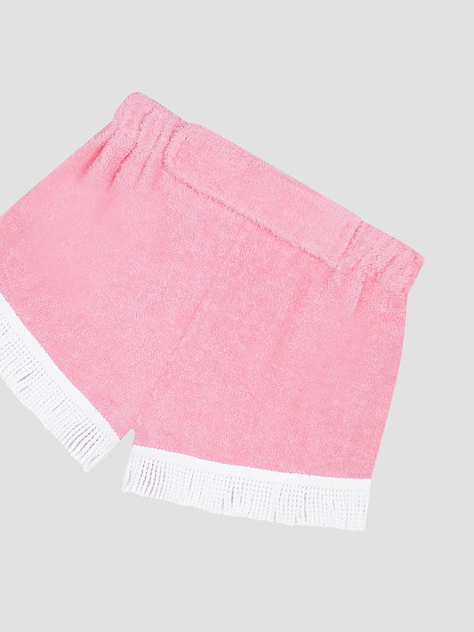 wild summer shorts pink cotton