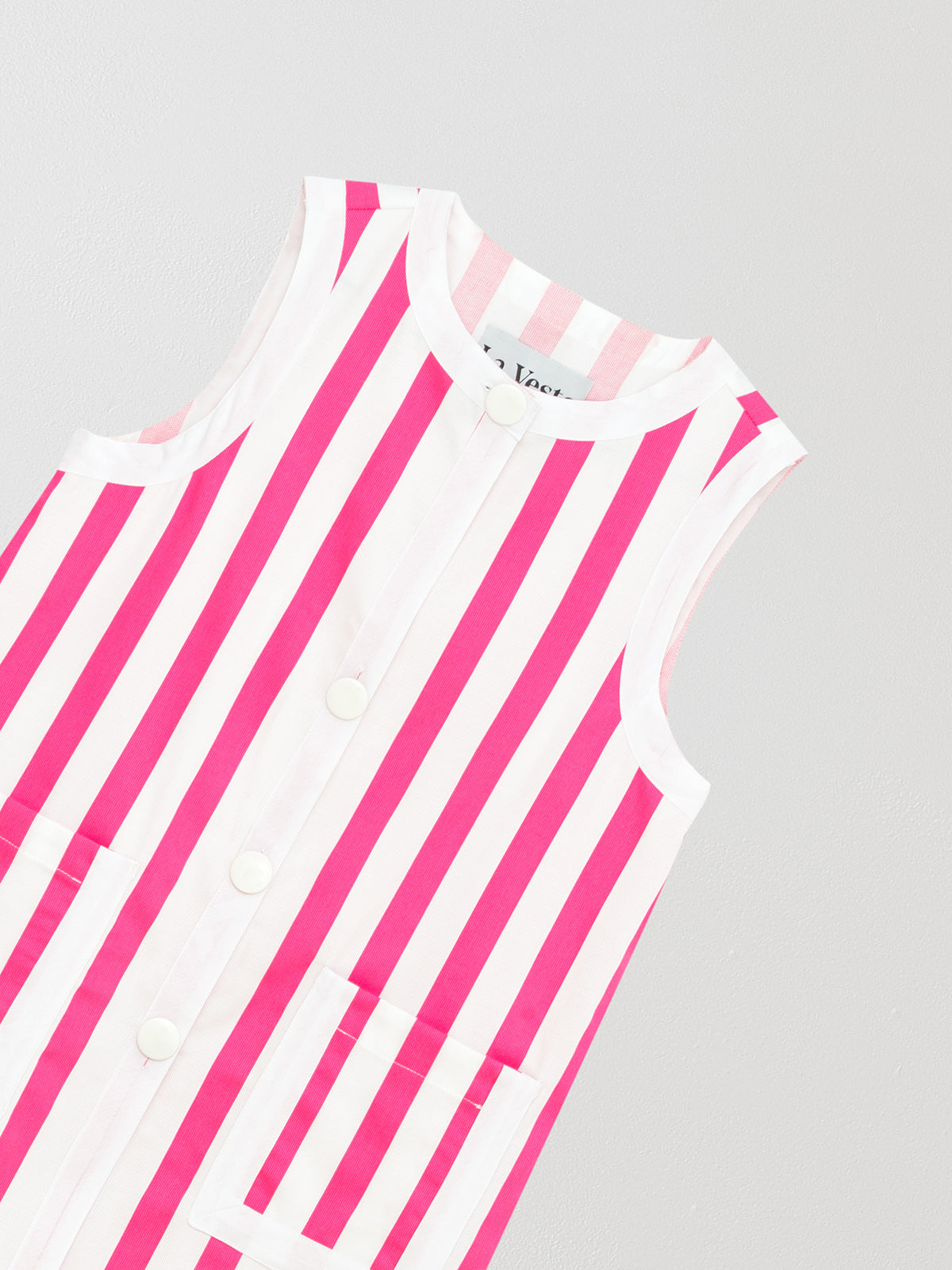 Groovy Vest Stripe Pink